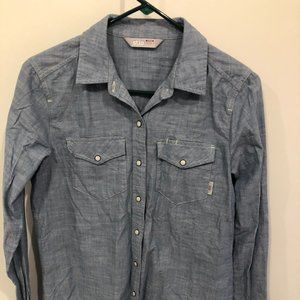 Stio Ashton Light Chambray Shirt Small